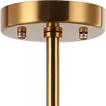 Люстра на штанге Stilfort Saturn 2125/03/09P Цвет плафонов белый Цвет арматуры золото