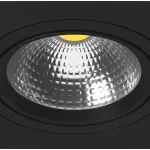 Встраиваемый светильник Lightstar Intero 111 i837600706 Цвет арматуры черно-белый