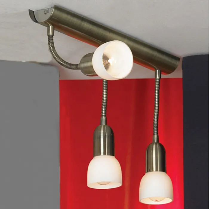 Спот Lussole Barete LSL-7760-03 Цвет арматуры латунь от ImperiumLoft