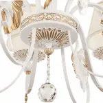 Подвесная люстра Maytoni Elina ARM222-08-G Цвет арматуры золото Цвет плафонов белый от ImperiumLoft