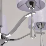 Подвесная люстра MW-Light Прато 2 101011105 Цвет арматуры хром Цвет плафонов белый от ImperiumLoft