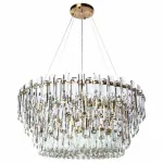 Подвесной светильник Divinare Bellatrix 3510/17 SP-18 Цвет арматуры латунь Цвет плафонов прозрачный от ImperiumLoft