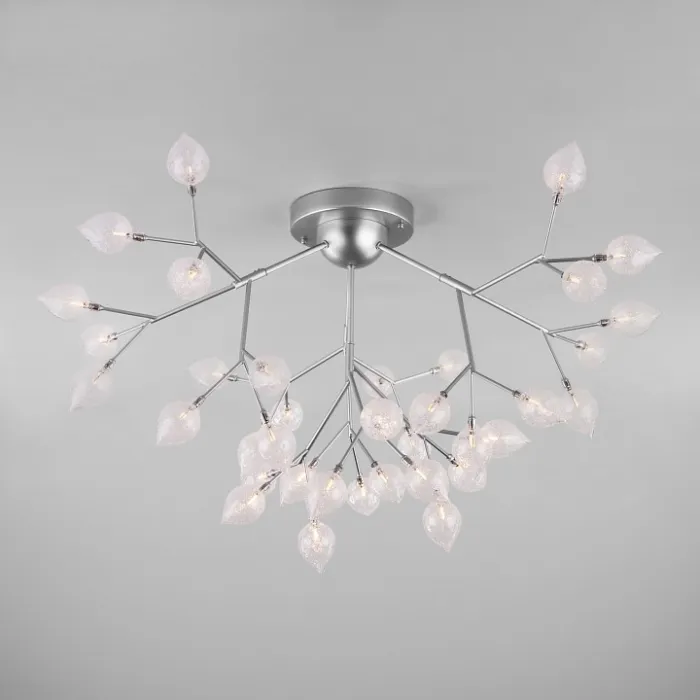 Потолочная люстра Bogate's Boccio 548 Цвет арматуры серебро Цвет плафонов прозрачный от ImperiumLoft