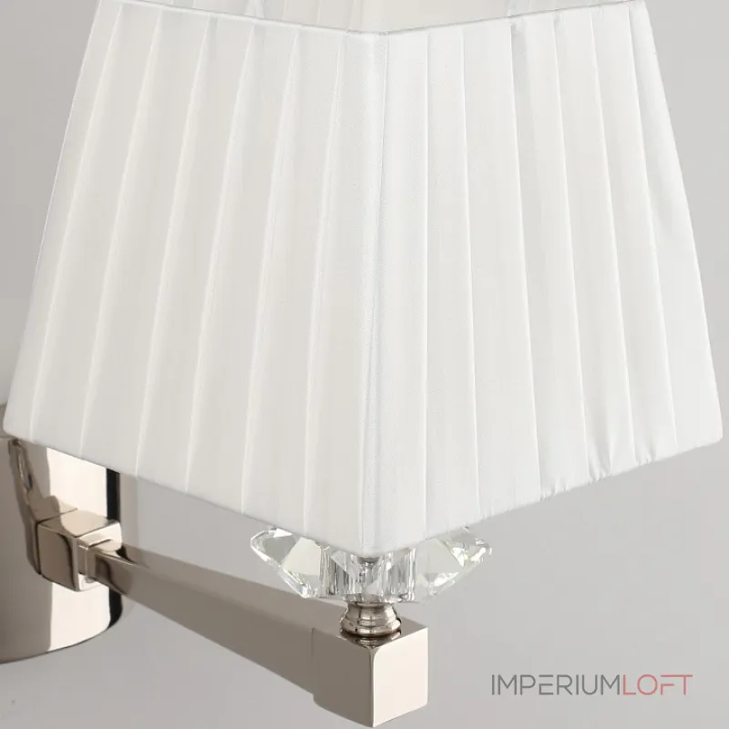 Бра Aployt Dominka APL.722.01.01 Цвет арматуры никель Цвет плафонов белый от ImperiumLoft Бра Aployt Dominka APL.722.01.01 Цвет арматуры никель Цвет плафонов белый от ImperiumLoft