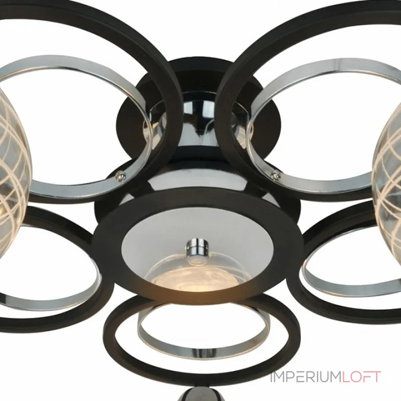 Потолочная люстра Arte Lamp Ginevra A1604PL-5BK 