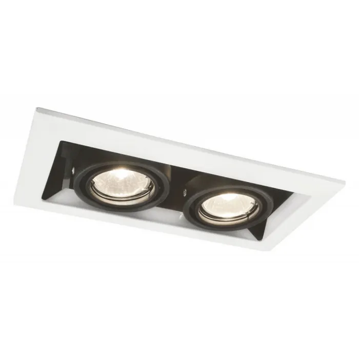 Встраиваемый светильник Arte Lamp Cardani Piccolo A5931PL-2WH Цвет арматуры Черно-белый от ImperiumLoft