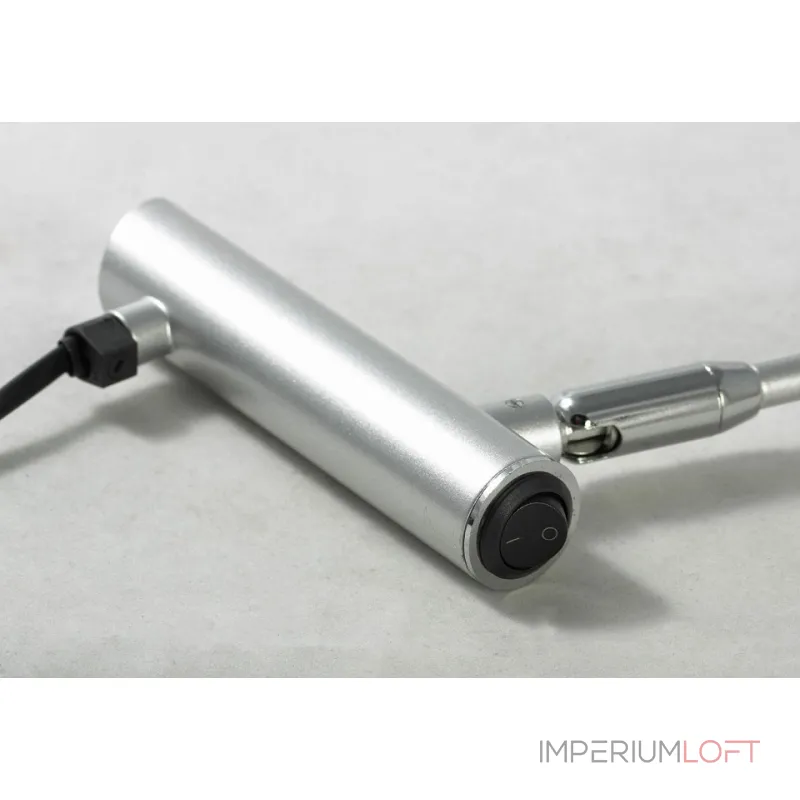 Настольная лампа офисная Lussole Roma LST-4364-01 Цвет арматуры серый Цвет плафонов серый