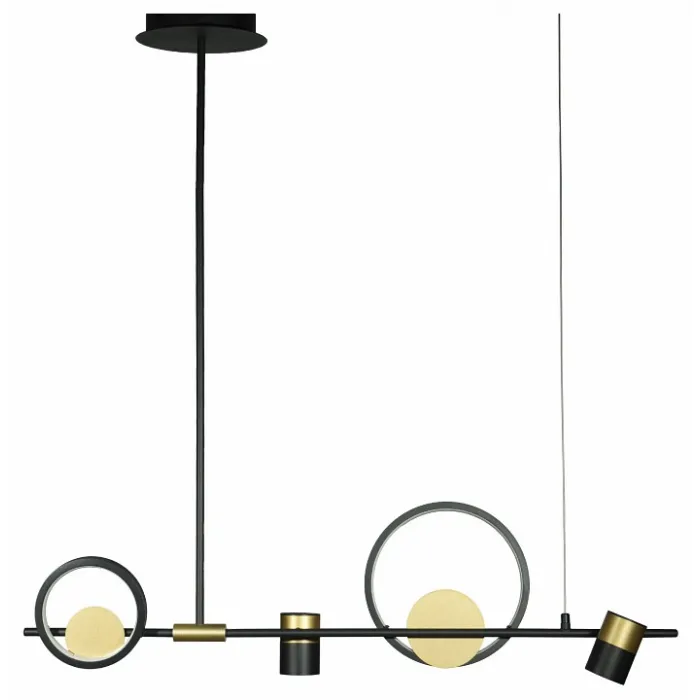 Светильник на штанге Loft it Saturn 10094/900 Цвет арматуры Черный Цвет плафонов Черный от ImperiumLoft