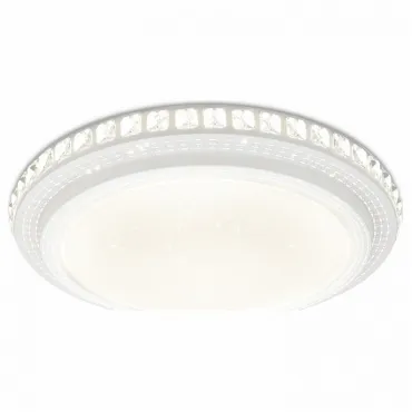 Накладной светильник Ambrella Crystal 2 FF91 цвет арматуры белый цвет плафонов белый