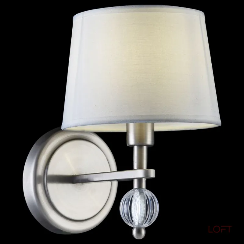 Бра Freya Milena FR5679WL-01N Цвет плафонов белый Цвет арматуры никель