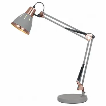 Настольная лампа офисная Arte Lamp 2246 A2246LT-1GY Цвет арматуры бронза Цвет плафонов бронза