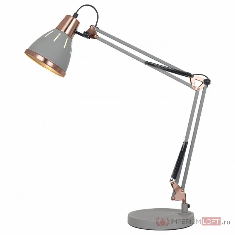 Настольная лампа офисная Arte Lamp 2246 A2246LT-1GY Цвет арматуры бронза Цвет плафонов бронза от ImperiumLoft