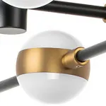Потолочная люстра Lightstar Bergamo 745147 Цвет плафонов белый Цвет арматуры золото от ImperiumLoft