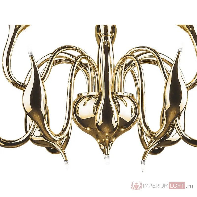 Подвесная люстра Lightstar Cigno Collo 751122 Цвет арматуры золото от ImperiumLoft