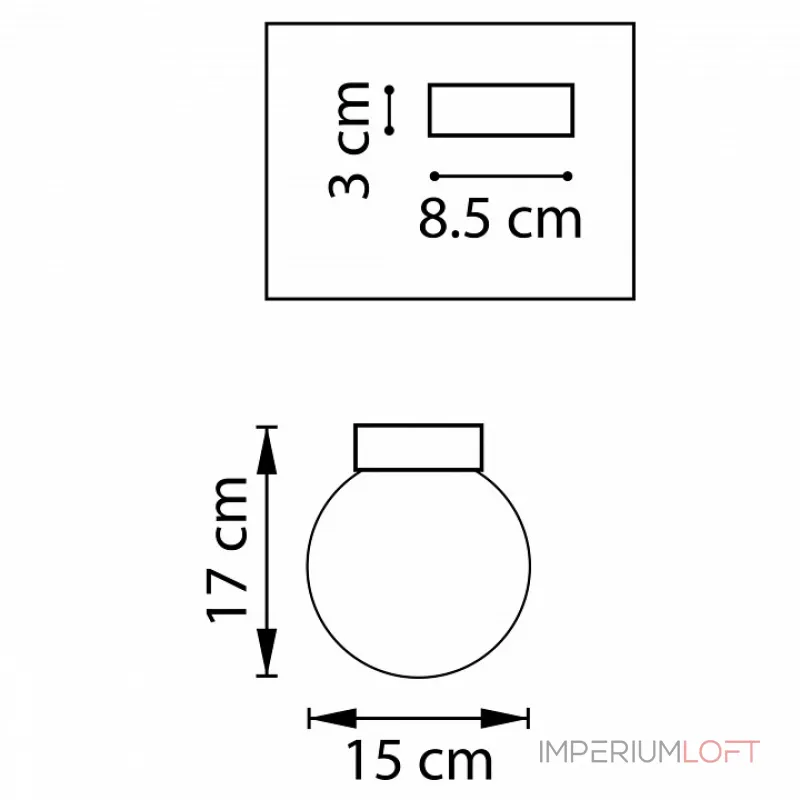 Накладной светильник Lightstar Globo 812017 Цвет арматуры черный Цвет плафонов белый от ImperiumLoft Накладной светильник Lightstar Globo 812017 Цвет арматуры черный Цвет плафонов белый от ImperiumLoft