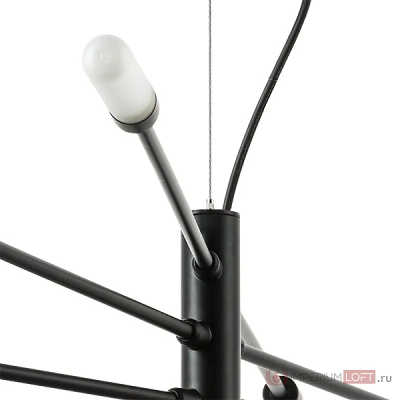 Подвесная люстра Lightstar Ragno 733187 Цвет арматуры черный Цвет плафонов белый от ImperiumLoft