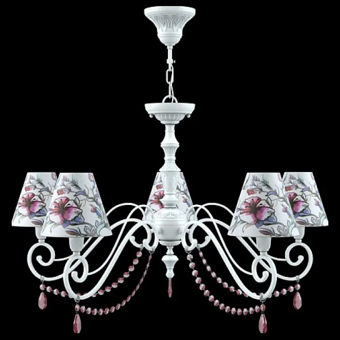 Подвесная люстра Lamp4You Classic 19 E3-05-WM-LMP-O-13-CRL-E3-05-PK-UP Цвет плафонов белый от ImperiumLoft
