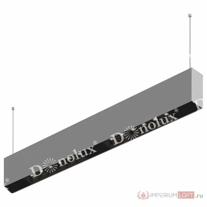Подвесной светильник Donolux DL18515 DL18515S121A12.34.500BB Цвет арматуры серебро Цвет плафонов черный от ImperiumLoft