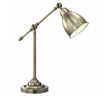 Настольная лампа офисная Arte Lamp Braccio A2054LT-1AB Цвет арматуры бронза Цвет плафонов бронза