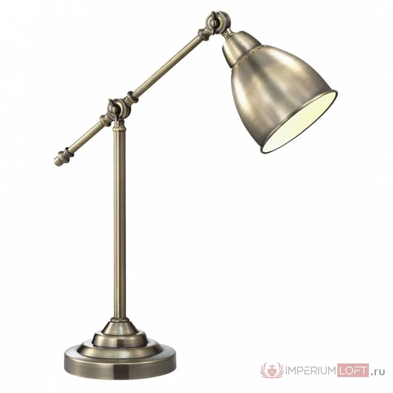 Настольная лампа офисная Arte Lamp Braccio A2054LT-1AB Цвет арматуры бронза Цвет плафонов бронза от ImperiumLoft