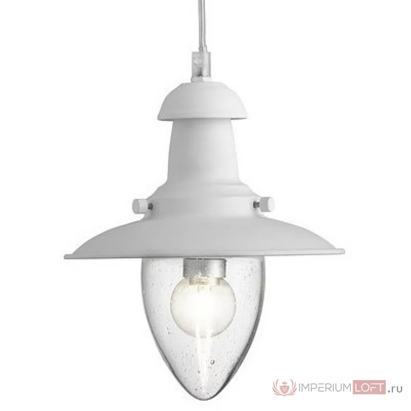 Подвесной светильник Arte Lamp Fisherman A5518SP-1WH Цвет арматуры белый Цвет плафонов прозрачный от ImperiumLoft