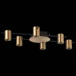 Потолочная люстра ST-Luce Veroli SL1207.402.06 Цвет плафонов латунь Цвет арматуры черный от ImperiumLoft