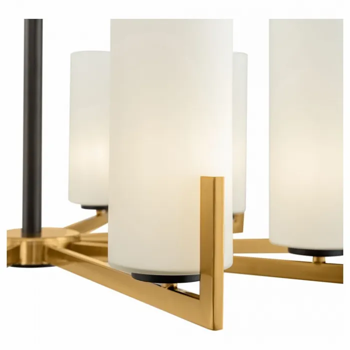 Подвесная люстра Maytoni Fortano MOD089PL-10BS Цвет арматуры латунь Цвет плафонов белый от ImperiumLoft