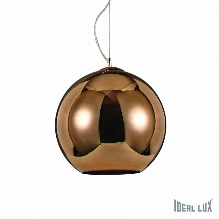 Подвесной светильник Ideal Lux Nemo NEMO SP1 D40 RAME Цвет арматуры хром Цвет плафонов медь от ImperiumLoft