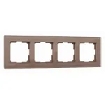 Рамка на 4 поста Werkel Favorit латте W0041142