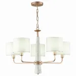Подвесная люстра ST-Luce Vellino SL1163.203.05 Цвет плафонов белый Цвет арматуры латунь от ImperiumLoft