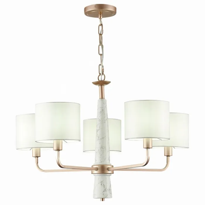Подвесная люстра ST-Luce Vellino SL1163.203.05 Цвет плафонов белый Цвет арматуры латунь от ImperiumLoft