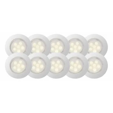 Комплект из 10 встраиваемых светильников Brilliant Cosa 45 G03094/75