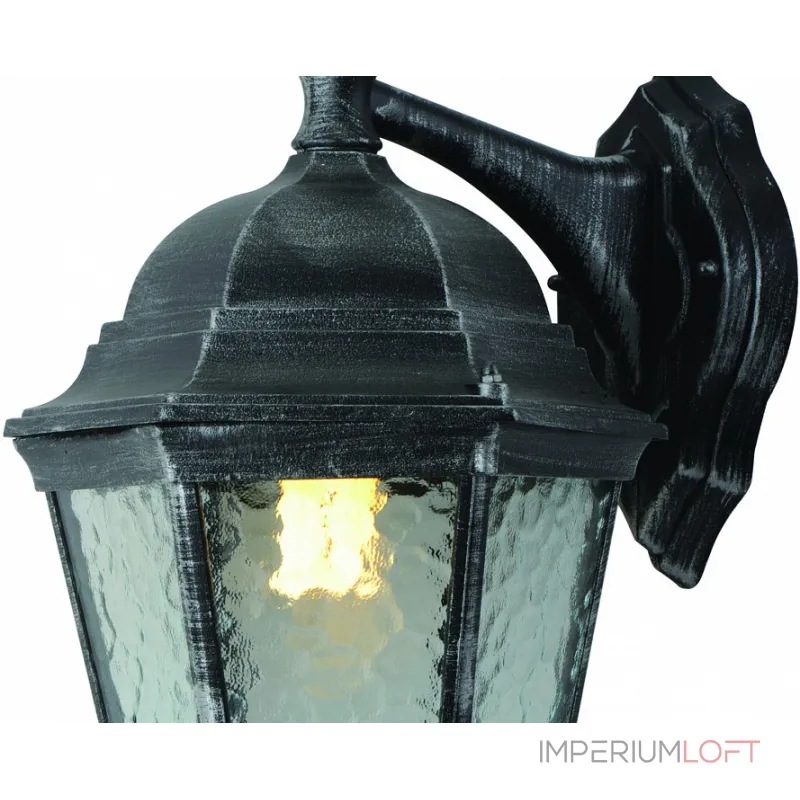 Светильник на штанге Arte Lamp Genova A1202AL-1BS Цвет арматуры серебро Цвет плафонов прозрачный