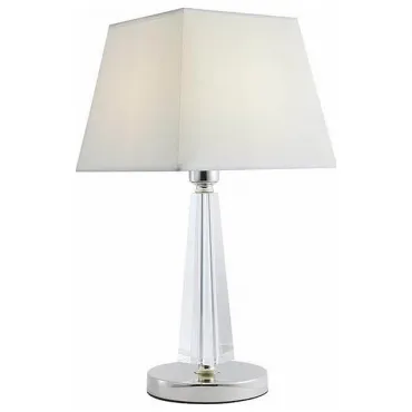 Настольная лампа декоративная Newport 11400 11401/T Цвет арматуры никель Цвет плафонов белый