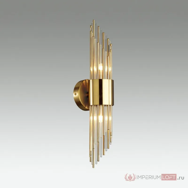 Бра Odeon Light Flambi 4847/2W Цвет плафонов золото Цвет арматуры золото от ImperiumLoft