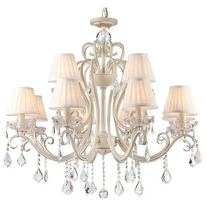Подвесная люстра Maytoni Triumph ARM288-12-G Цвет арматуры кремовый Цвет плафонов кремовый от ImperiumLoft