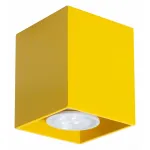 Накладной светильник TopDecor Tubo 8 SQ Tubo8 SQ P1 16 Цвет арматуры желтый