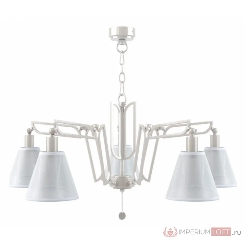 Подвесная люстра Maytoni Hightech M1-05-WM-LMP-O-20 Цвет арматуры белый Цвет плафонов белый от ImperiumLoft