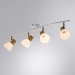 Спот Arte Lamp Falena A3117PL-4WH Цвет арматуры Белый Цвет плафонов Белый от ImperiumLoft