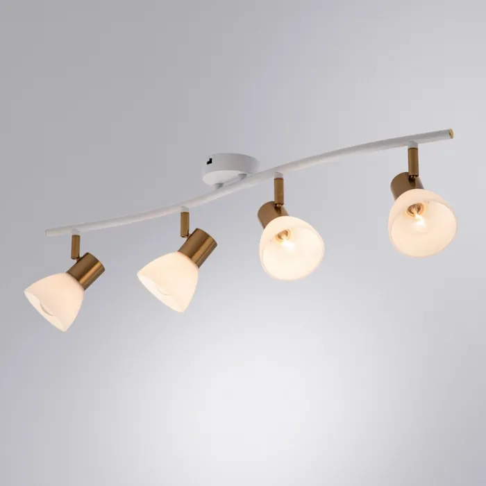 Спот Arte Lamp Falena A3117PL-4WH Цвет арматуры Белый Цвет плафонов Белый от ImperiumLoft