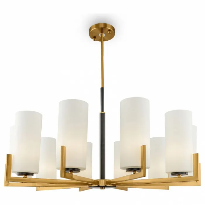 Подвесная люстра Maytoni Fortano MOD089PL-10BS Цвет арматуры латунь Цвет плафонов белый от ImperiumLoft