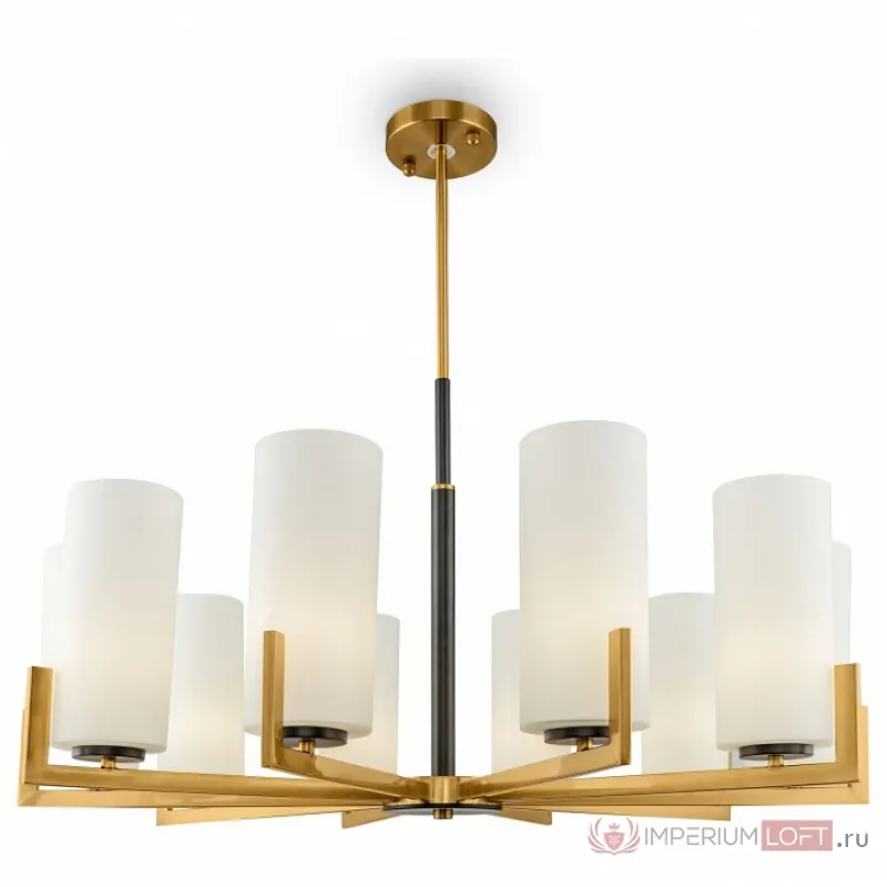 Подвесная люстра Maytoni Fortano MOD089PL-10BS Цвет арматуры латунь Цвет плафонов белый от ImperiumLoft