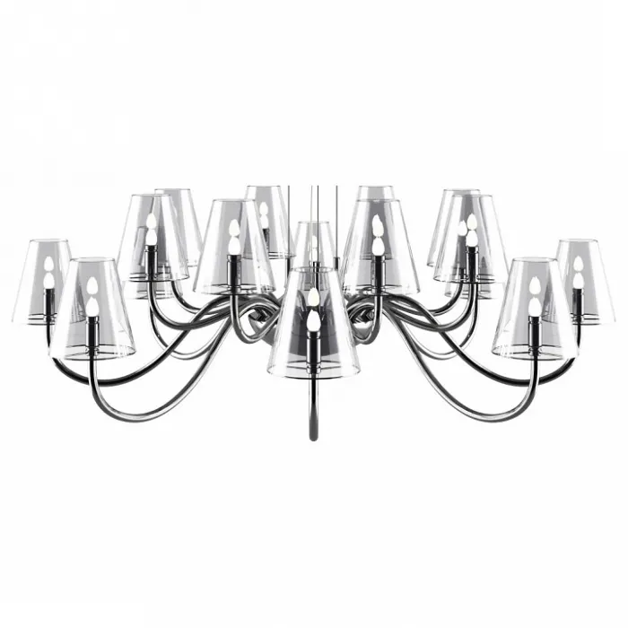 Подвесная люстра Lightstar Diafano 758164 Цвет арматуры хром Цвет плафонов прозрачный от ImperiumLoft