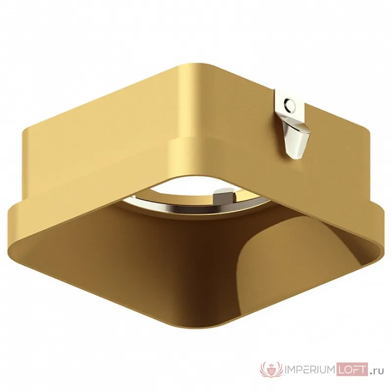 Рамка на 1 светильник Ambrella N770 N7704 SGD золото песок 70*70*H35mm Out10mm MR16 Цвет арматуры золото от ImperiumLoft