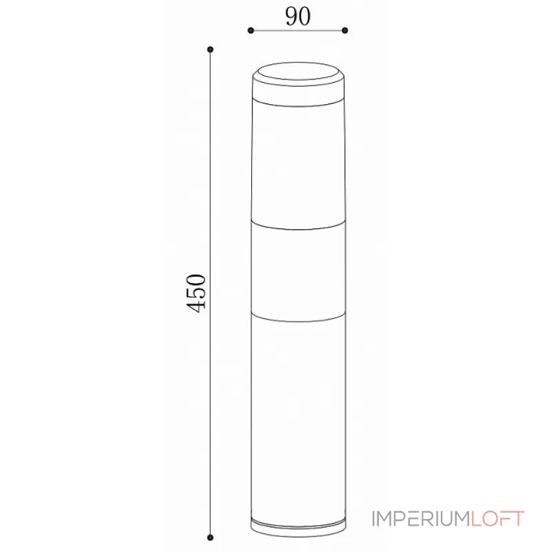 Наземный низкий светильник Maytoni Koln O590FL-L8B4K от ImperiumLoft