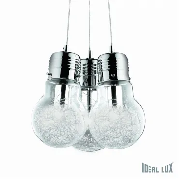 Подвесной светильник Ideal Lux Luce LUCE MAX SP3 Цвет арматуры хром Цвет плафонов прозрачный