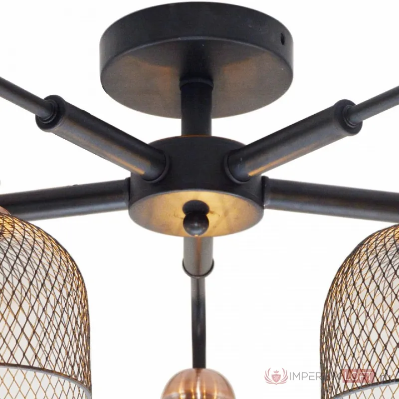 Люстра на штанге TopLight Griselda TL1158-5D Цвет арматуры медь Цвет плафонов медь от ImperiumLoft