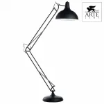 Торшер Arte Lamp Goliath A2487PN-1BK Цвет арматуры черный Цвет плафонов черный от ImperiumLoft