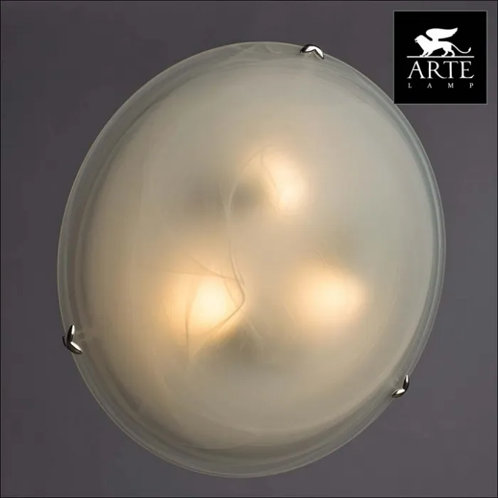 Накладной светильник Arte Lamp Luna A3450PL-3CC Цвет арматуры хром Цвет плафонов белый от ImperiumLoft