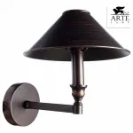 Бра Arte Lamp Giordano A2398AP-1BA Цвет арматуры черный Цвет плафонов черный